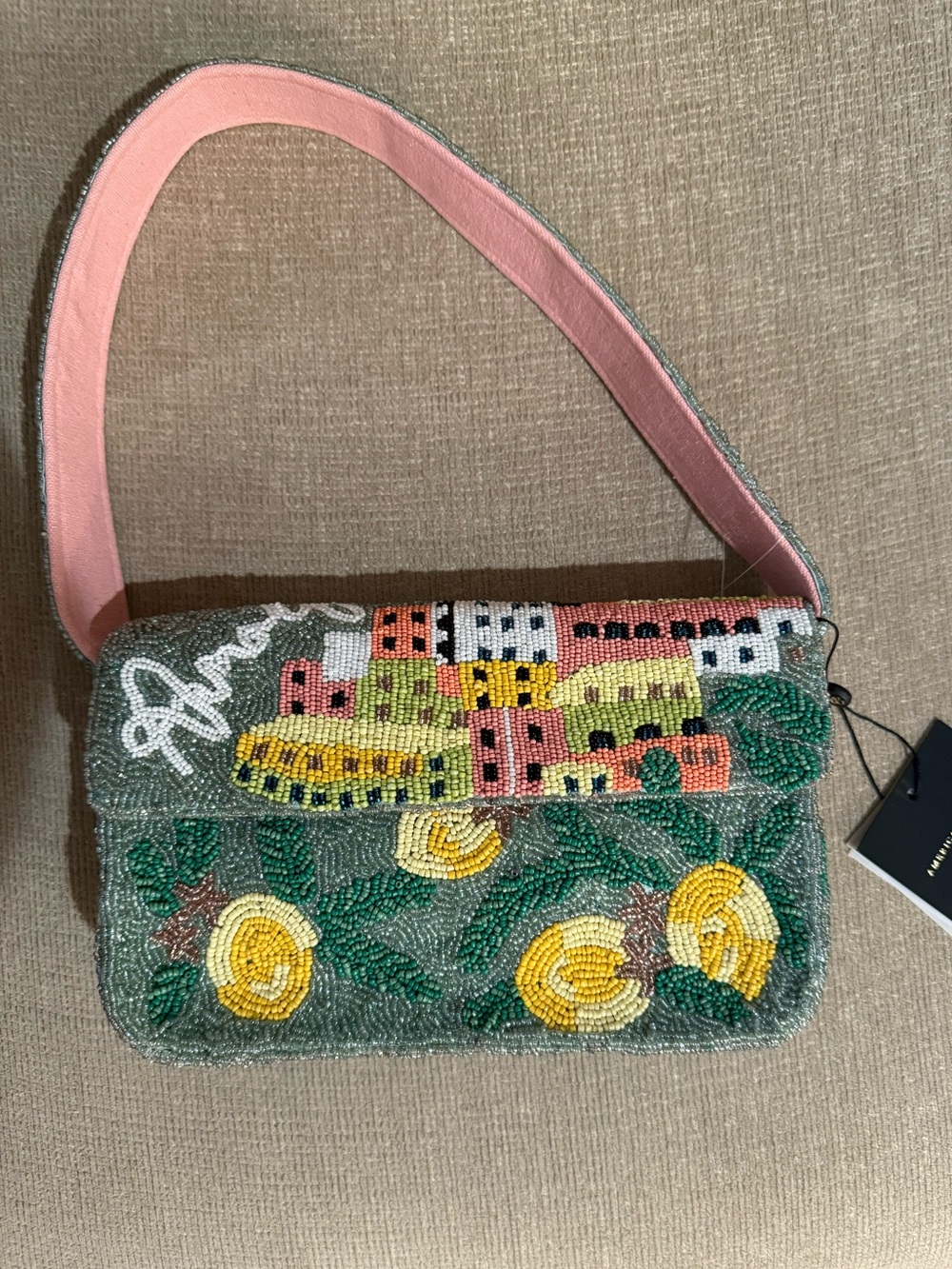 Viral beaded bag - America and Beyond Amalfi coast Italy beaded bag